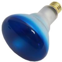 View 75 watt 130 volt BR30 Medium Screw Base Blue Flood