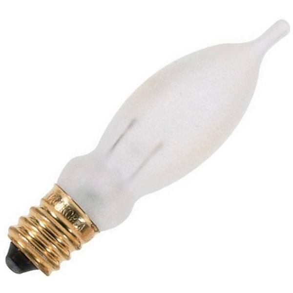 7.5 watt 120 volt CA5 Candelabra Screw Base 2700K Warm White Dimmable