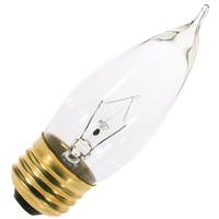 Satco 25 watt 120 volt CA10 Medium Screw Base 2700K Warm White Dimmable