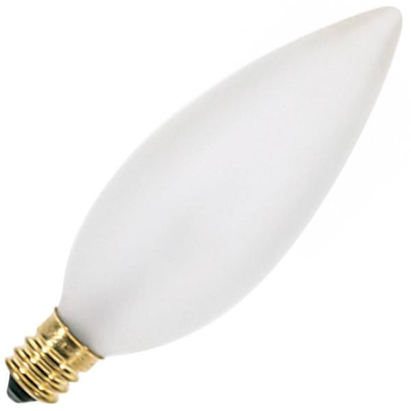 25 watt 120 volt BA9.5 Candelabra Screw Base 2700K Warm White Dimmable
