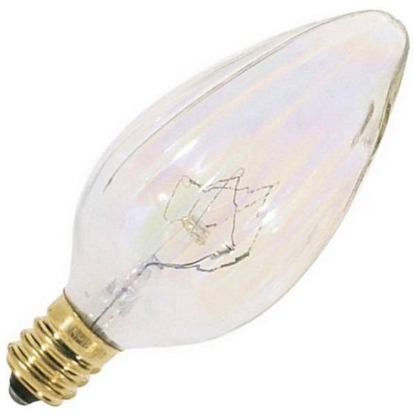 25 watt 120 volt F10 Candelabra Screw Base Aurora Dimmable