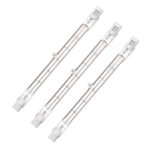300 watt 120 volt T3 Recessed Single Contact Base 2900K Warm White Clear (3 pack)