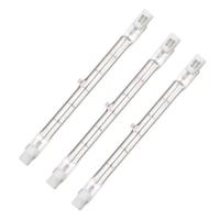 Satco 300 watt 120 volt T3 Recessed Single Contact Base 2900K Warm White Clear (3 pack)
