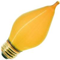 View 40 watt 120 volt C15 Medium Screw Base Amber Spun