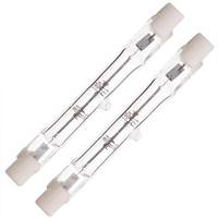 Satco 150 watt 120 volt T3 Recessed Single Contact Base 2900K Warm White Clear (2 pack)