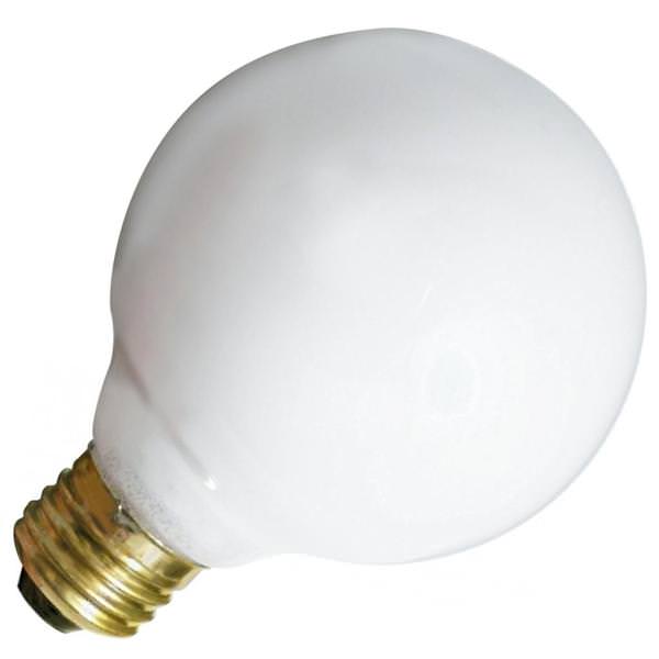 25 watt 120 volt G25 Medium Screw Base 2700K Warm White Dimmable