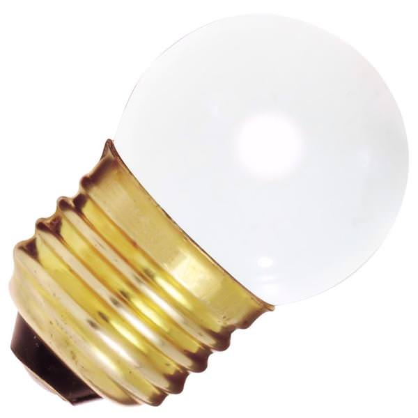 7.5 watt 120 volt S11 Medium Screw Base White