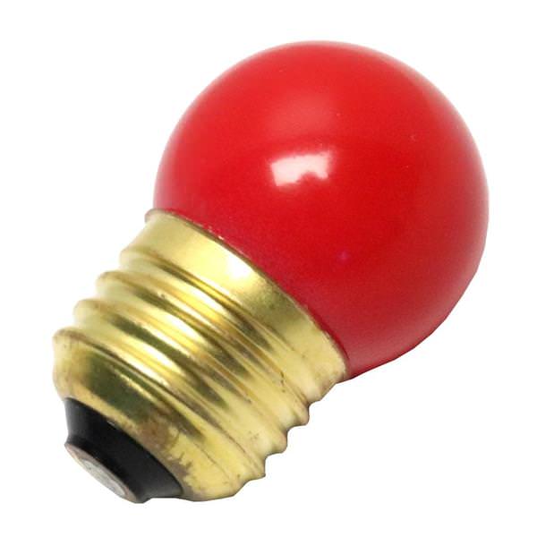 7.5 watt 120 volt S11 Medium Screw Base Red