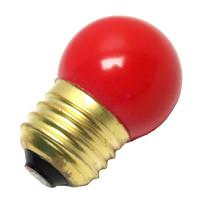 Satco 7.5 watt 120 volt S11 Medium Screw Base Red