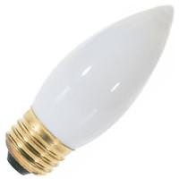 Satco 40 watt 130 volt B11 Medium Screw Base 2700K Warm White Dimmable