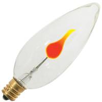Satco 3 watt 120 volt BA9.5 Candelabra Screw Base 2700K Warm White Dimmable