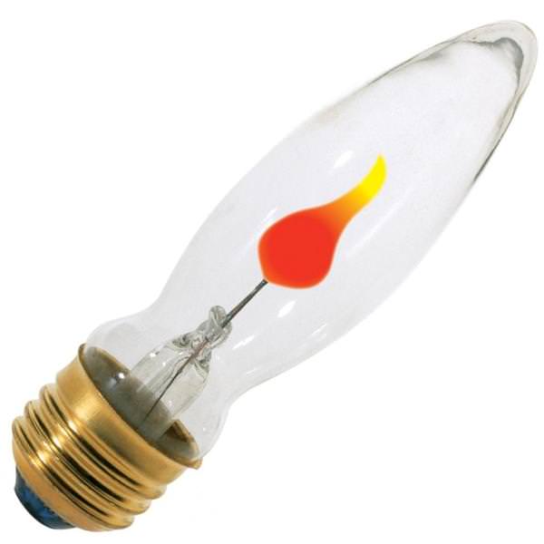 3 watt 120 volt BA9.5 Medium Screw Base 2700K Dimmable