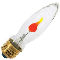 Satco 3 watt 120 volt BA9.5 Medium Screw Base 2700K Dimmable