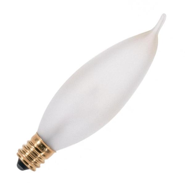 15 watt 130 volt CA8 Candelabra Screw Base 2700K Warm White Dimmable