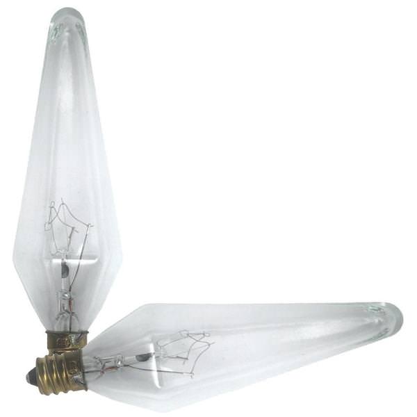40 watt 120 volt HX10.5 Candelabra Screw Base 2700K Dimmable (2 pack)