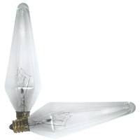 Satco 40 watt 120 volt HX10.5 Candelabra Screw Base 2700K Dimmable (2 pack)