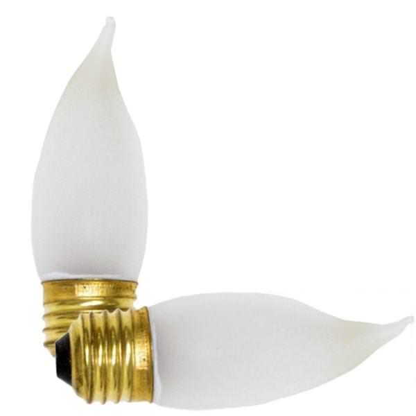 40 watt 120 volt CA10 Medium Screw Base 2700K Warm White Dimmable (2 pack)