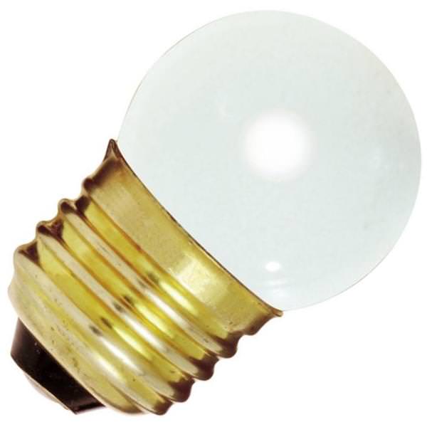 7.5 watt 120 volt S11 Medium Screw Base 2700K Dimmable Gloss White