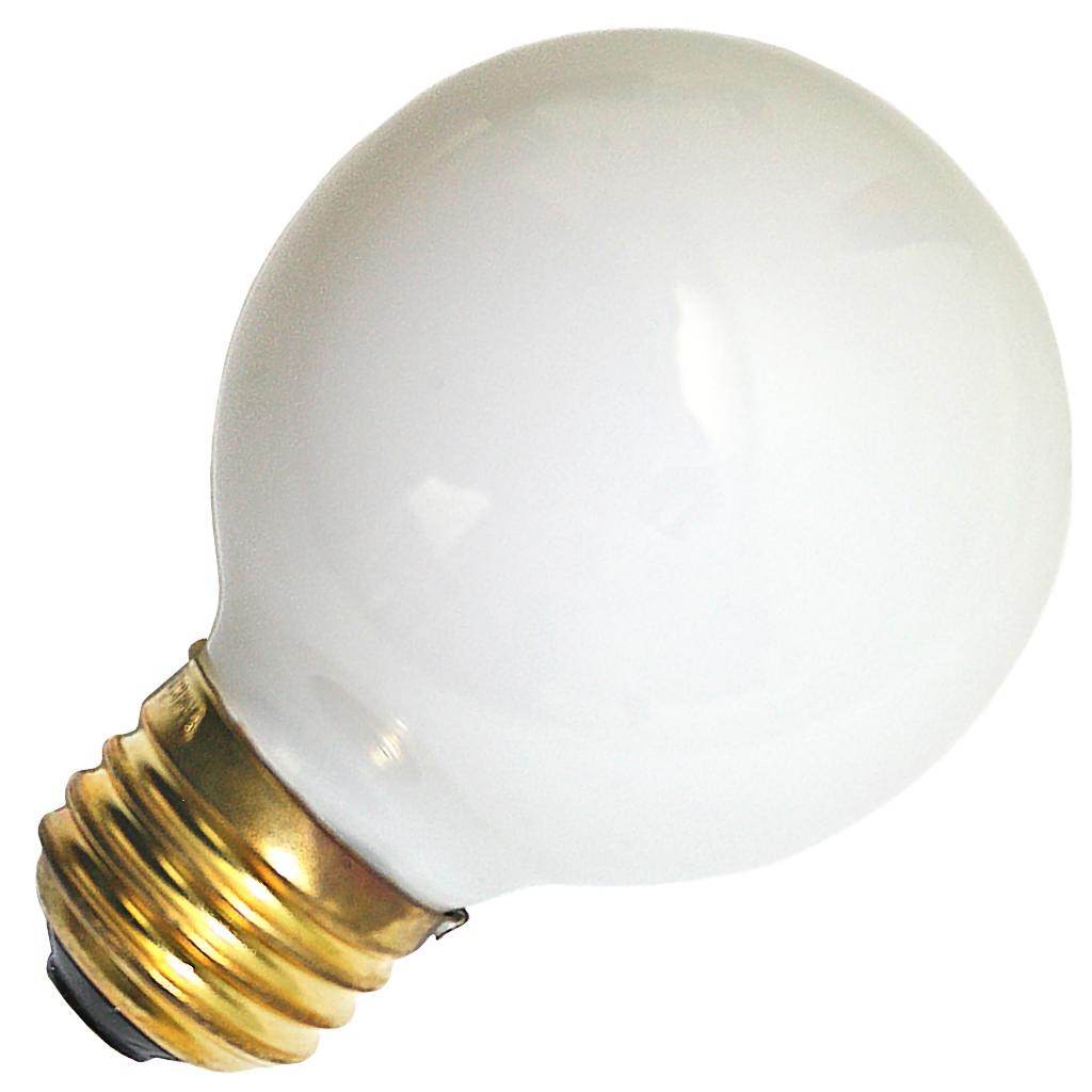 Satco 03828 G18.5 Decor / Vanity Globe Style Light Bulb