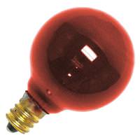 View 10 watt 120 volt G12.5 Candelabra Screw Base Red