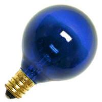 View 10 watt 120 volt G12.5 Candelabra Screw Base Transparent Blue