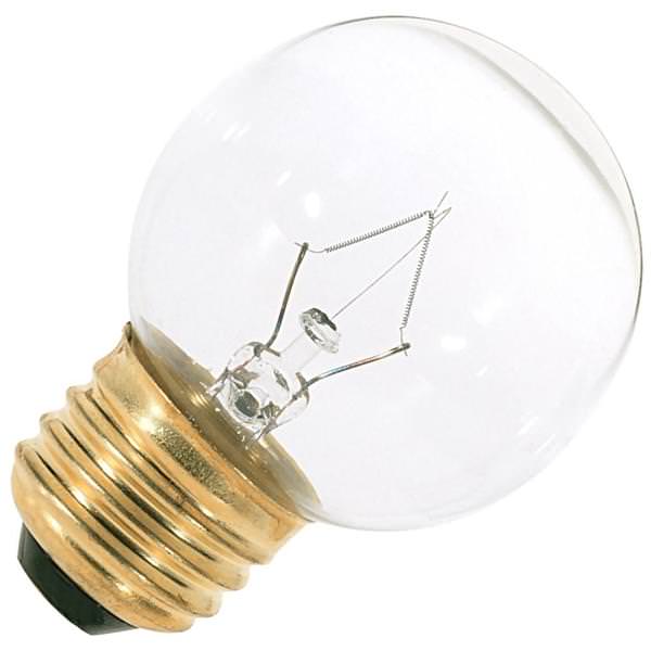 25 watt 120 volt G16.5 Medium Screw Base 2700K Warm White Dimmable
