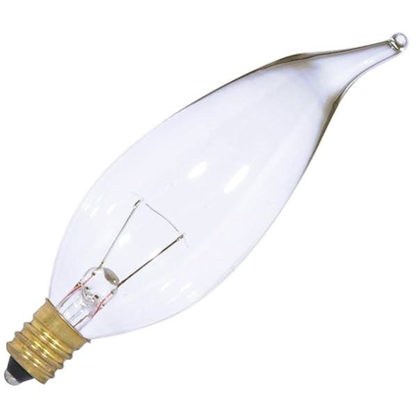 15 watt 12 volt CA10 Candelabra Screw Base 2700K Warm White Dimmable