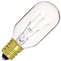 Satco 15 watt 130 volt T7 Candelabra Screw Base 2700K Dimmable