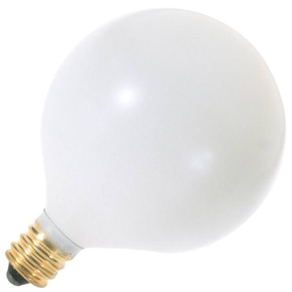 60 watt 130 volt G16.5 Candelabra Screw Base 2700K Warm White Dimmable