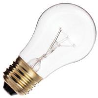 Satco 15 watt 130 volt A15 Medium Screw Base 2700K Warm White Dimmable