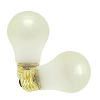 Satco 15 watt 130 volt A15 Medium Screw Base 2700K Warm White Dimmable (2 pack)