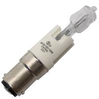 Satco 100 watt 120 volt T4 Double Contact Bayonet Base 2900K Warm White Clear Dimmable