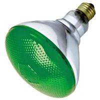 View 100 watt 120 volt BR38 Medium Screw Base Green Flood