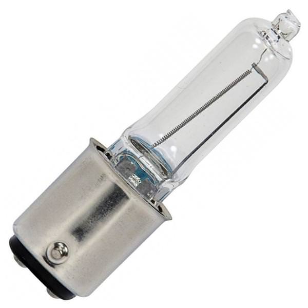 20 watt 120 volt T3 Double Contact Bayonet Base 2900K Warm White Dimmable
