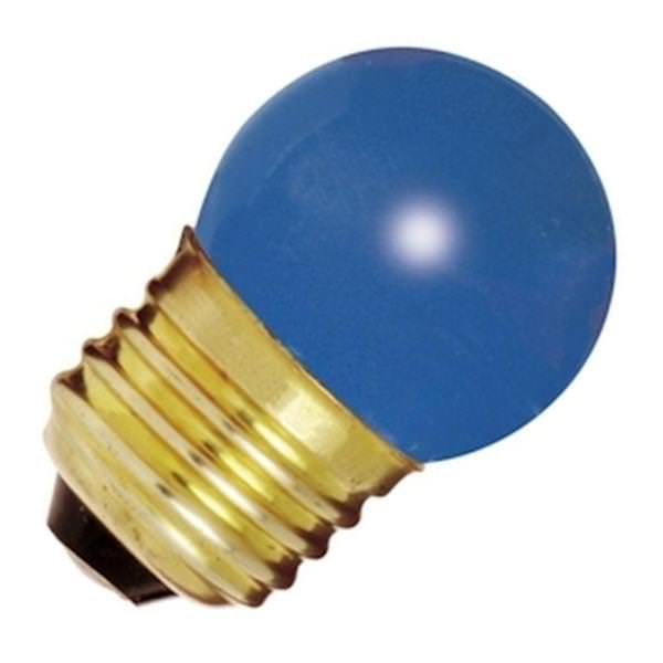 7.5 watt 120 volt S11 Medium Screw Base Ceramic Blue