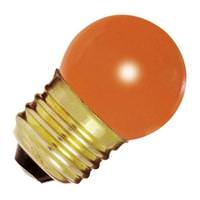 Satco 7.5 watt 120 volt S11 Medium Screw Base Ceramic Orange