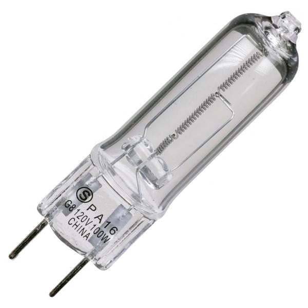 100 watt 120 volt T4 Bi-Pin Base 2900K Warm White Dimmable