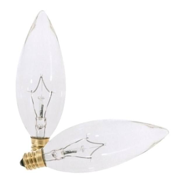 25 watt 120 volt BA9.5 European Screw Base 2700K Warm White Dimmable (2 pack)