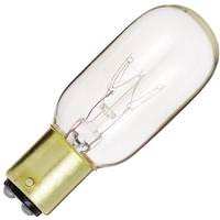 Satco 15 watt 130 volt T7 Double Contact Bayonet Base 2700K Dimmable
