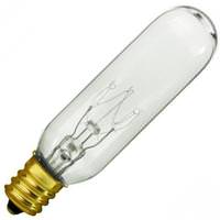 Satco 15 watt 145 volt T6 Candelabra Screw Base 2700K Dimmable