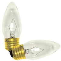 Satco 40 watt 120 volt B10 Medium Screw Base 2700K Warm White Dimmable (2 pack)