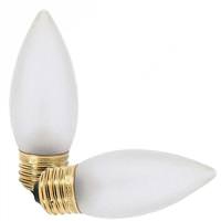 Satco 40 watt 120 volt B10 Medium Screw Base 2700K 	Warm White Dimmable (2 pack)