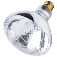 Satco 125 watt 120 volt BR38 Medium Screw Base 2850K Clear Heat Dimmable Incandescent