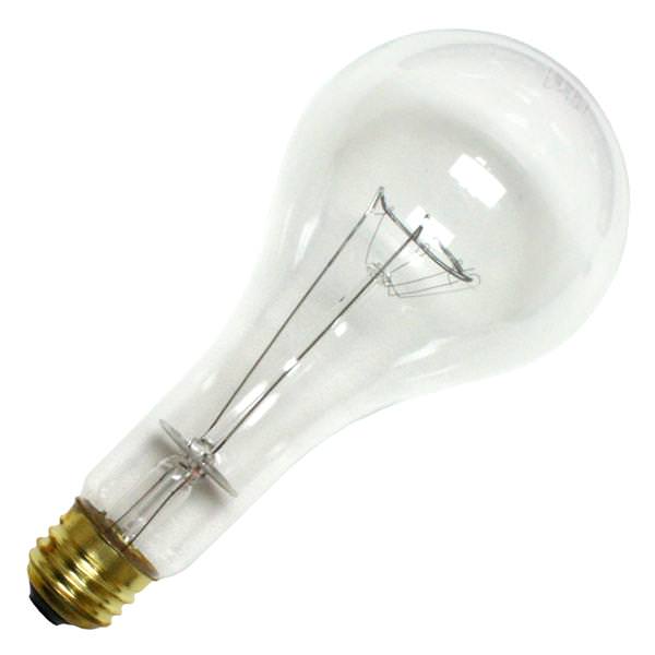 300 watt 130 volt PS25 Medium Screw Base 2700K Warm White Dimmable