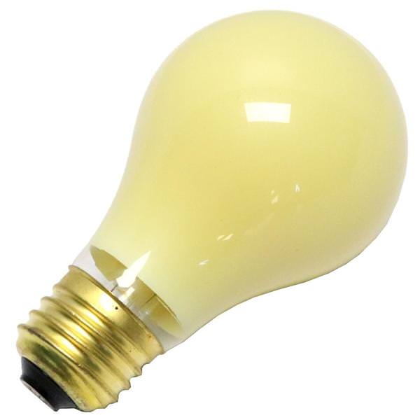 40 watt 130 volt A19 Medium Screw Base Ceramic Yellow