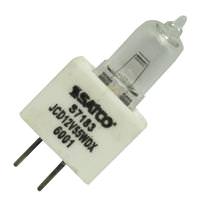Satco 55 watt 12 volt T3.5 Bi-Pin Base 2900K Warm White