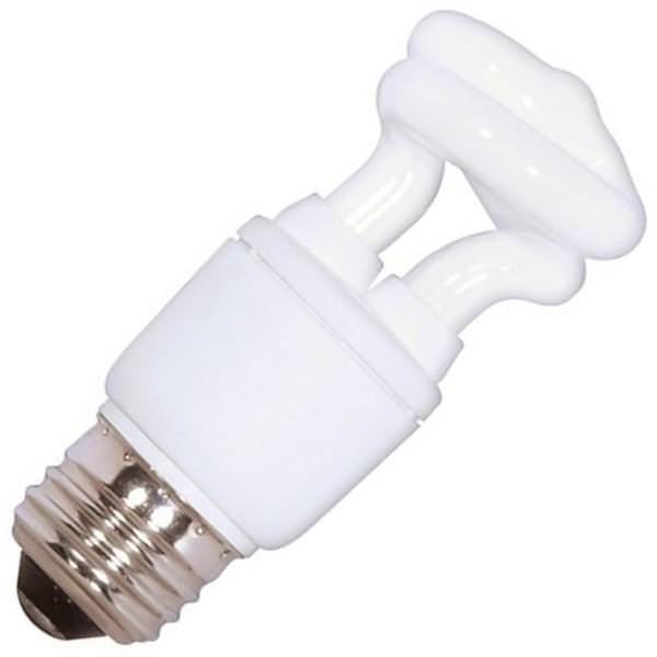 5 watt 120 volt T2 Medium Screw Base 5000K Daylight CFL