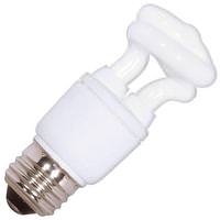 Satco 5 watt 120 volt T2 Medium Screw Base 5000K Daylight CFL