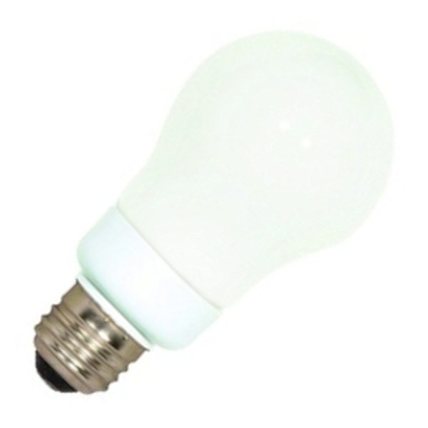 7 watt 120 volt A19 Medium Screw Base 4100K Cool White CFL
