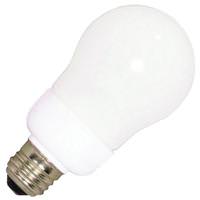 Satco 9 watt 120 volt A19 Medium Screw Base 4100K Cool White CFL